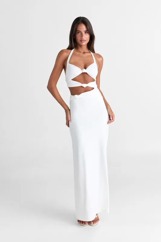 Oralia Dress White - Sasha Therese