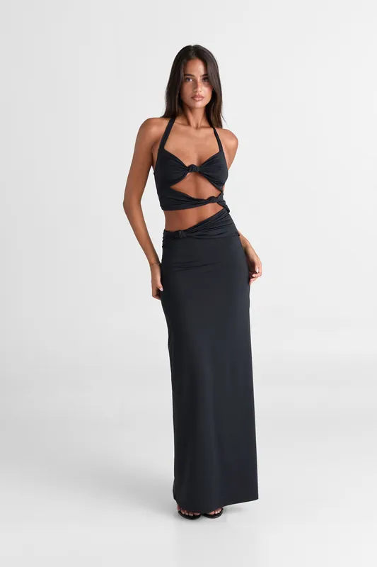Oralia Dress Black - Sasha Therese