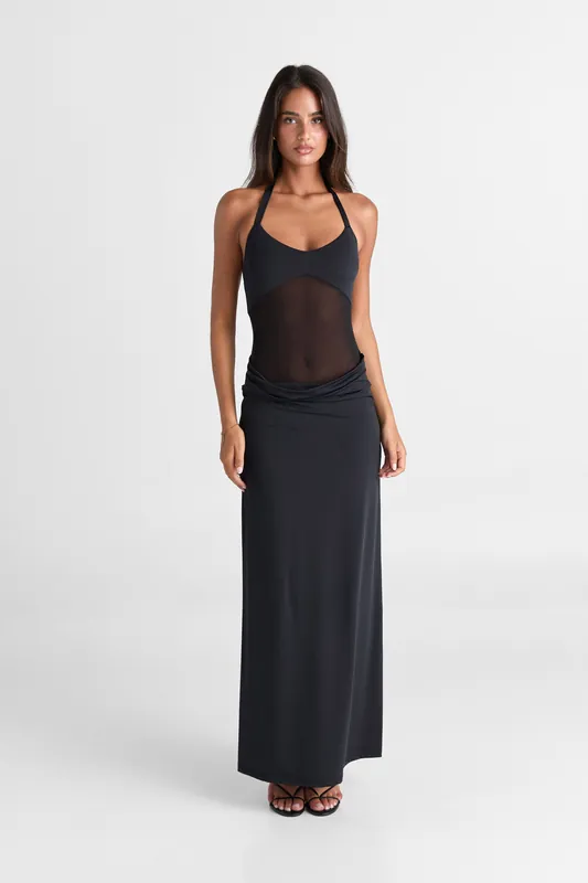 Sariya Maxi Dress Black - Sasha Therese