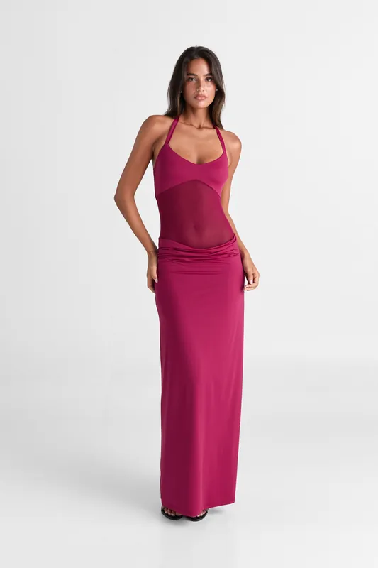 Sariya Maxi Dress Ruby - Sasha Therese