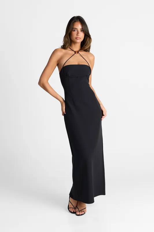 Rosalie Maxi Dress Black - Sasha Therese
