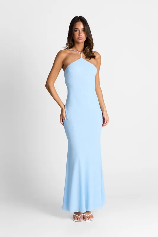 Seraphina Maxi Dress Blue - Sasha Therese