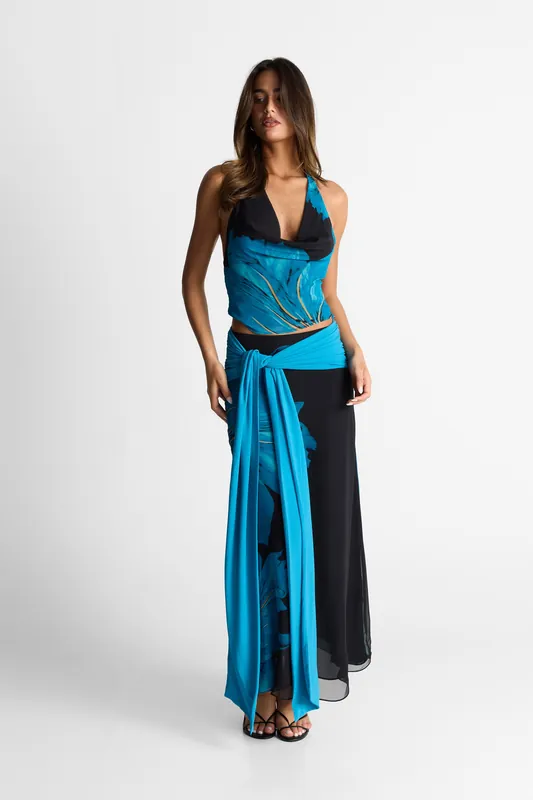 Marina Maxi Skirt Print - Sasha Therese