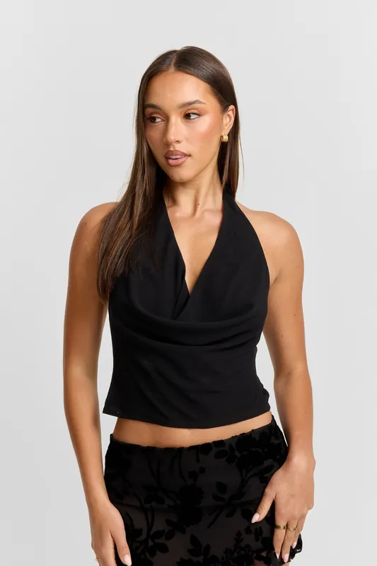 Odette Top Black - Sasha Therese
