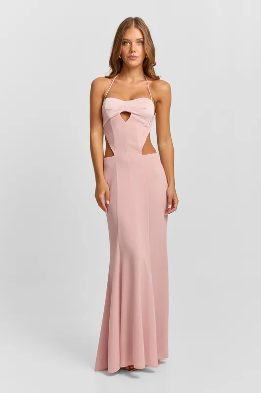 Scarlett Maxi Dress Pink - Sasha Therese