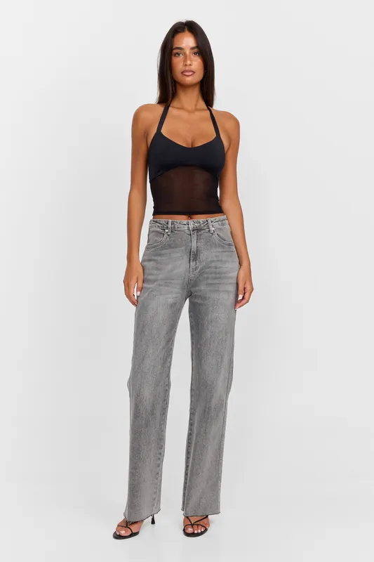 Odessa Jean Grey Denim - Sasha Therese