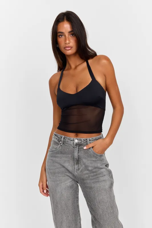 Ivy Top Black - Sasha Therese