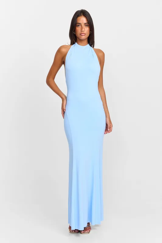 Luna Maxi Dress Blue - Sasha Therese