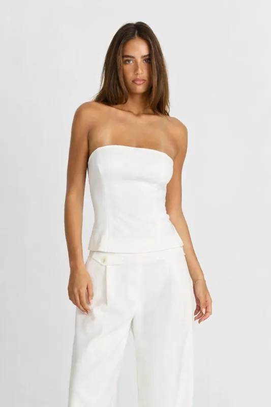 Astra Bustier White - Sasha Therese