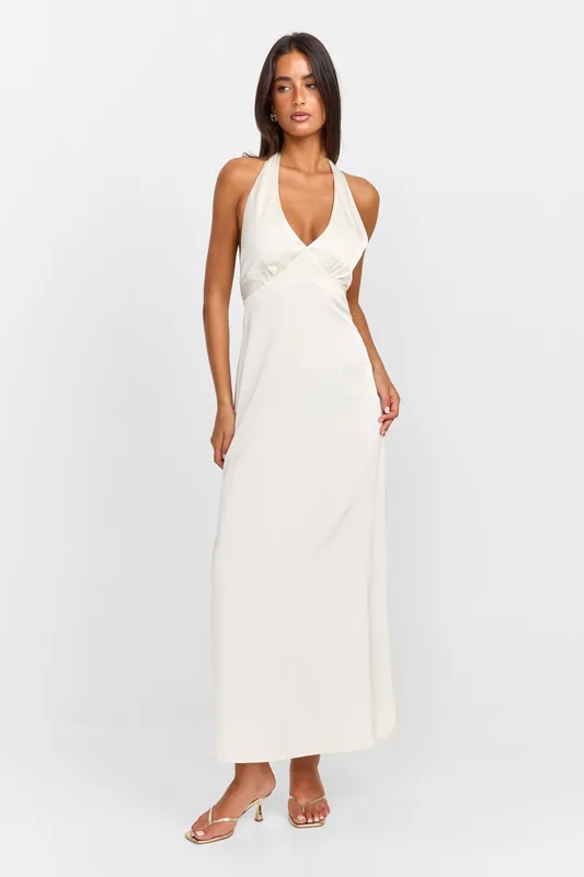 Bellatrix Maxi Dress White - Sasha Therese