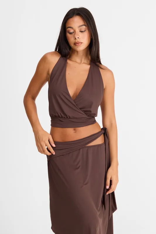 Luna Top Brown - Sasha Therese