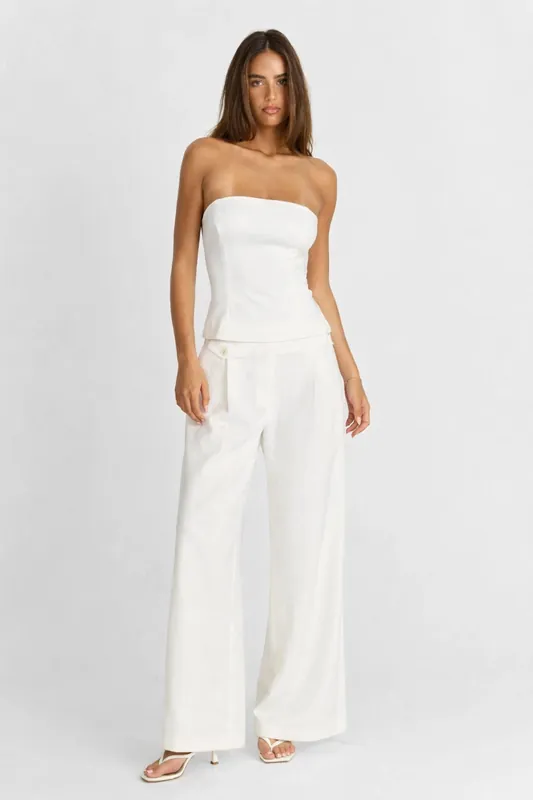 Astra Pant White - Sasha Therese