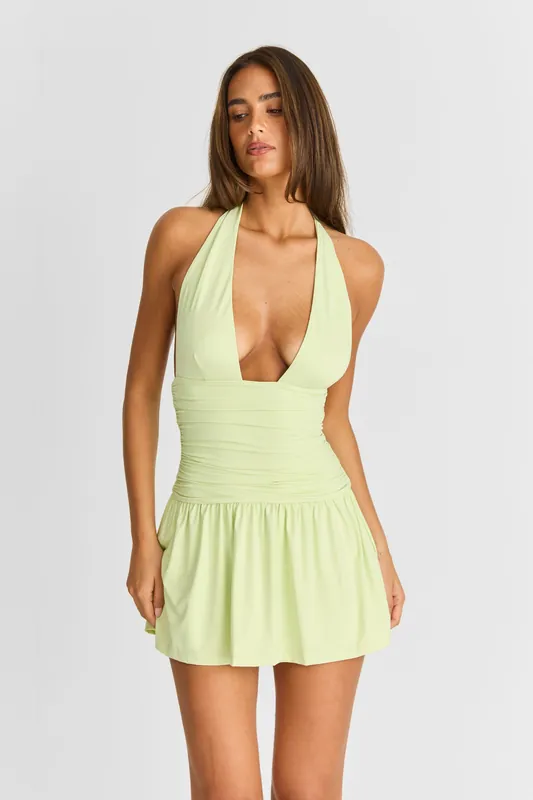 Primrose Mini Dress Apple - Sasha Therese