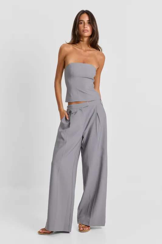 Astra Pant Grey - Sasha Therese
