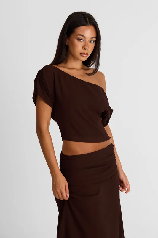 Margot Top Chocolate - Sasha Therese