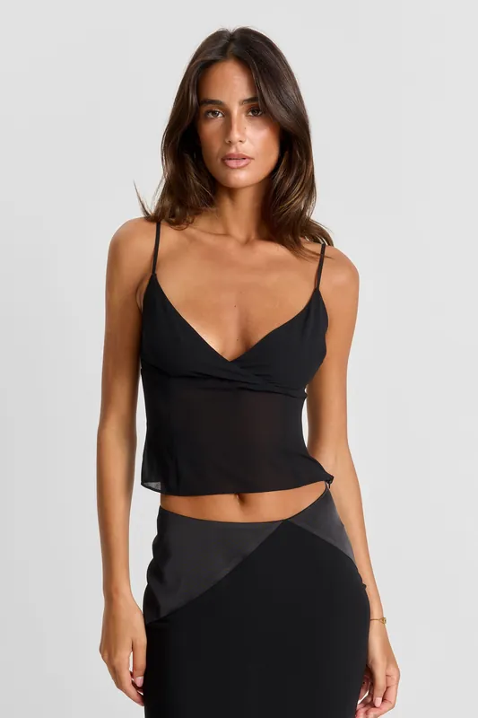 Evangeline Top Black - Sasha Therese