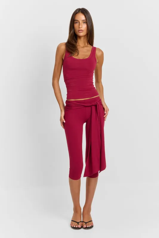 Elvira Capri Red - Sasha Therese