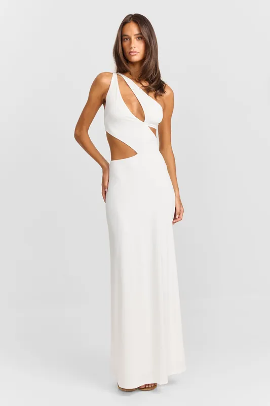 Selene Maxi Dress White - Sasha Therese