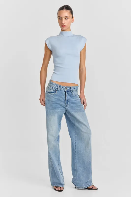 Suzette Top Blue - Sasha Therese