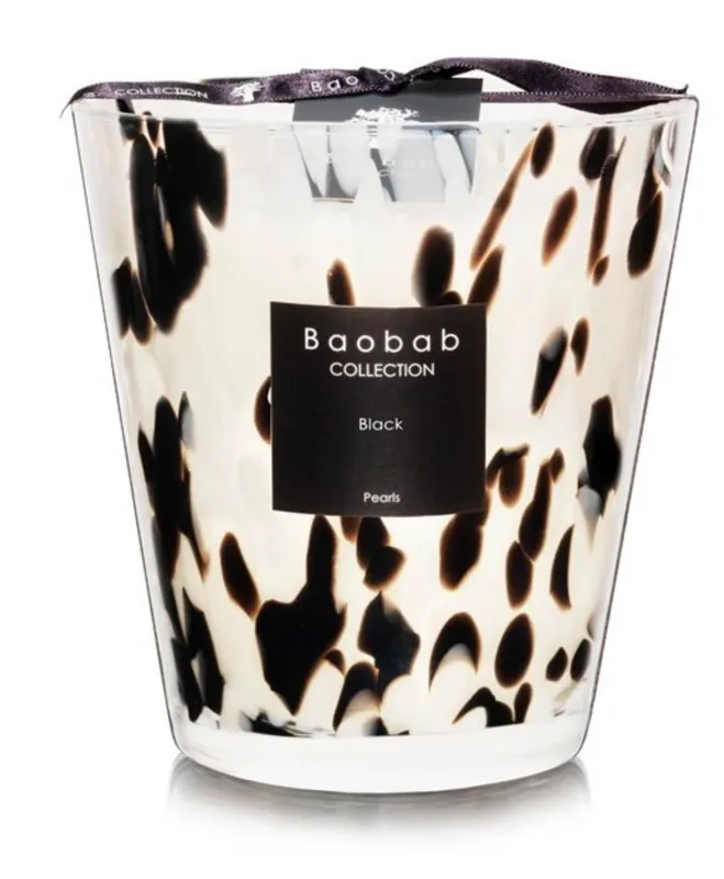 Max 16 Black Pearls Candle - Baobab