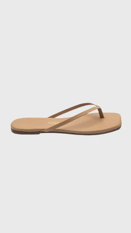 Tkees Square Toe Lily Sandal in Cocobutter