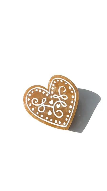 Solar Eclipse Holiday Cookie Claw Hair Clip