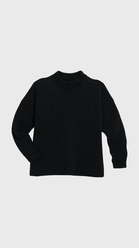 Frank & Eileen Montecito Sweater in Black