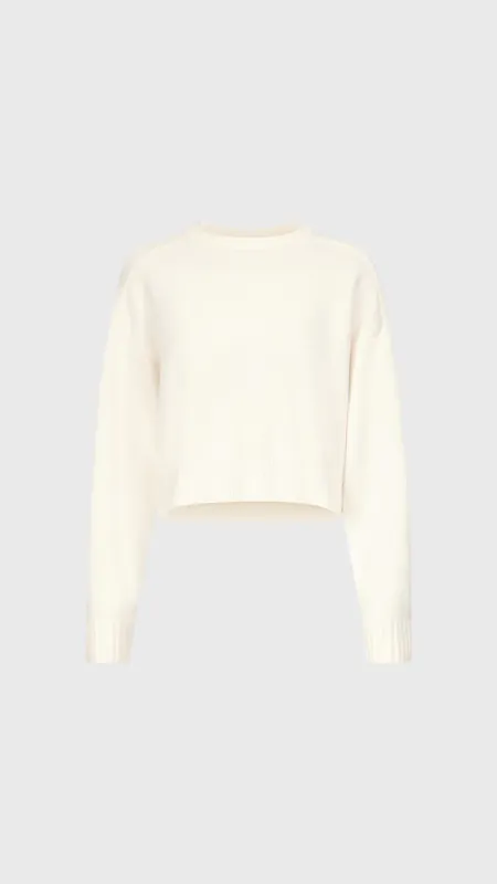 Loulou de Saison Bruzzi LDS Cropped Sweater - Loulou Studio