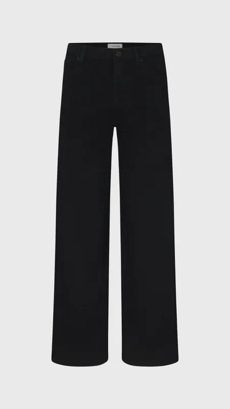 Frame Le Slim Palazzo Jean in Black