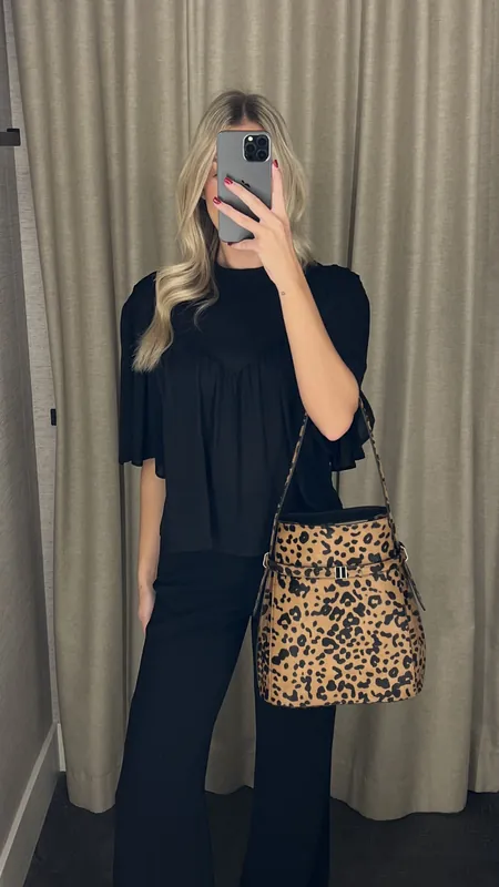 Nili Lotan Lucie Blouse in Black