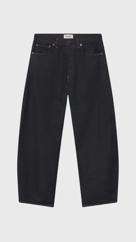 Agolde Luna High Rise Pieced Taper Jean in Rinse