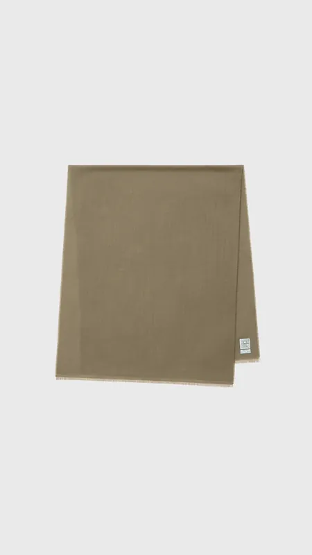 Toteme Light Wool Scarf in Hazel