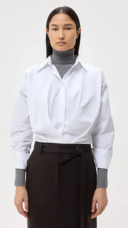 TWP Taken Shirt in White