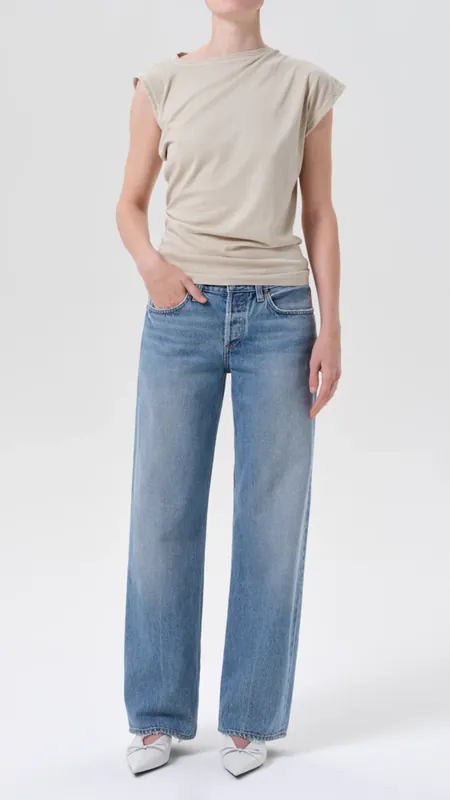Agolde Low Rise Loose Jean in Vault