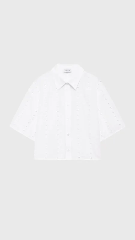 Anine Bing Lincoln Shirt in White