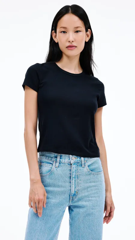 Slvrlake Baby Tee in Raven