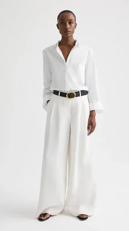 TWP Next Morning Shirt in White
