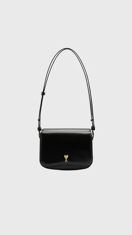 Ami Paris Paris Bag in Black