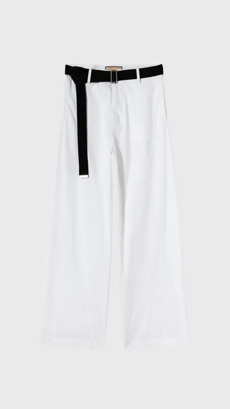 Plan C Trousers in White