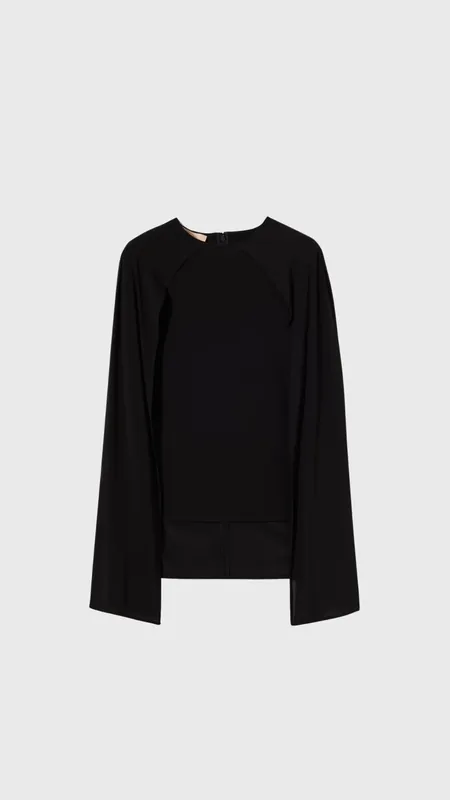 Plan C High Neck Tank Top in Black