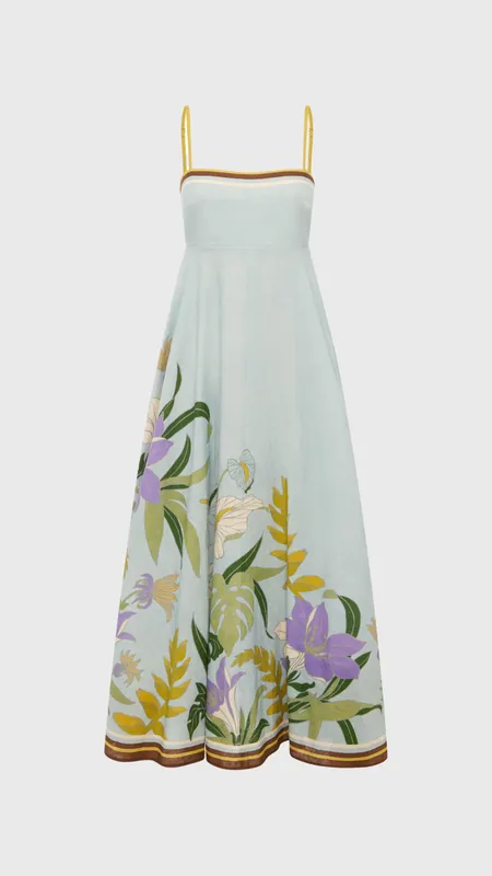 Alemais Alfie Sundress in Ice Blue