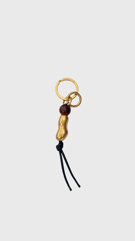 Wandler Bag Charm Beads in Peanut