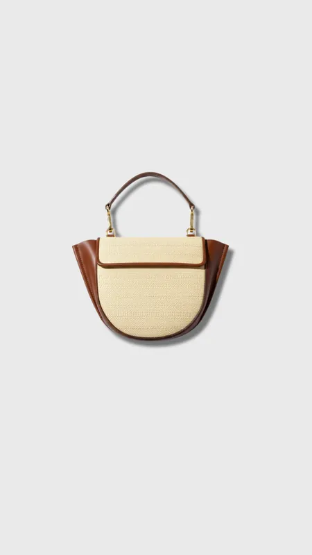 Wandler Hortensia Mini Raffia Bag