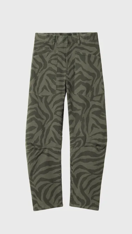 Nili Lotan Shon Pant in Camo Zebra