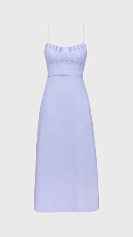 Zimmermann Luna Midi Dress in Sky