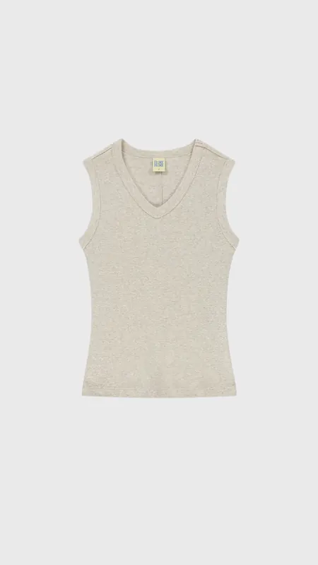 Flore Flore Jill Tank in Heather Grey