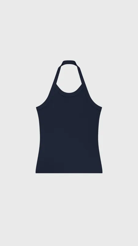Flore Flore Angie Tank in Navy