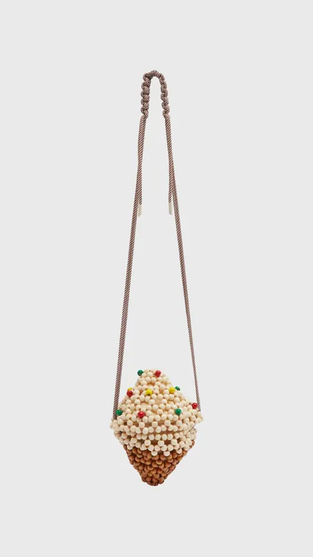 Alemais Wood Bead Gelato Mini Bag in Mutli