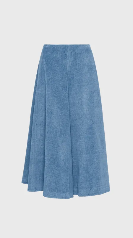 Altuzarra Varda Skirt in Ash Blue
