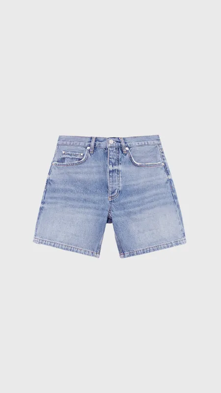 Anine Bing Delaney Short in Arbor Blue